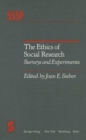 The Ethics of Social Research : Surveys and Experiments - eBook