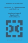 Nonlinear Integral Equations in Abstract Spaces - eBook