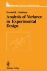 Analysis of Variance in Experimental Design - eBook