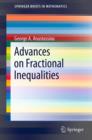 Advances on Fractional Inequalities - eBook