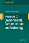 Reviews of Environmental Contamination and Toxicology Volume 217 - eBook