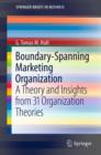 Boundary-Spanning Marketing Organization : A Theory and Insights from 31 Organization Theories - eBook