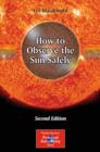 How to Observe the Sun Safely - eBook