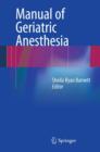 Manual of Geriatric Anesthesia - eBook