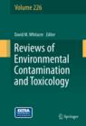 Reviews of Environmental Contamination and Toxicology Volume 226 - eBook