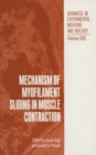 Mechanism of Myofilament Sliding in Muscle Contraction - eBook
