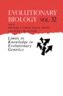 Evolutionary Biology : Limits to Knowledge in Evolutionary Genetics - eBook