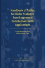 Handbook of Tables for Order Statistics from Lognormal Distributions with Applications - eBook