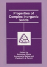 Properties of Complex Inorganic Solids - eBook