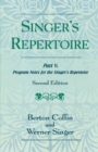 Singer's Repertoire, Part V : Program Notes for the Singer's Repertoire - eBook