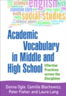 Academic Vocabulary in Middle and High School : Effective Practices across the Disciplines - eBook