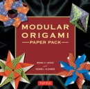 Modular Origami Paper Pack : 350 Colorful Papers Perfect for Folding in 3D - eBook