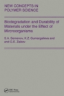 Biodegradation and Durability of Materials under the Effect of Microorganisms - eBook