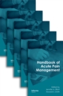 Handbook of Acute Pain Management - eBook