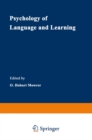Psychology of Language and Learning - eBook