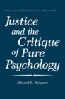 Justice and the Critique of Pure Psychology - eBook