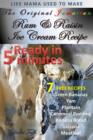 The  Original Jamaican Rum & Raisin Ice-cream (5 minutes) Recipe - eBook