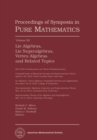 Lie Algebras, Lie Superalgebras, Vertex Algebras and Related Topics - eBook