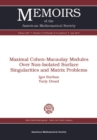 Maximal Cohen-Macaulay Modules Over Non-Isolated Surface Singularities and Matrix Problems - eBook