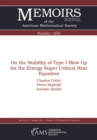 On the Stability of Type I Blow Up for the Energy Super Critical Heat Equation - eBook