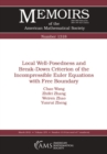 Local Well-Posedness and Break-Down Criterion of the Incompressible Euler Equations with Free Boundary - eBook