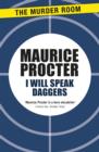 I Will Speak Daggers - eBook