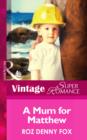 A Mom for Matthew - eBook