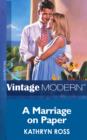 A Marriage On Paper - eBook