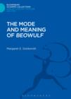 The Mode and Meaning of 'Beowulf' - eBook
