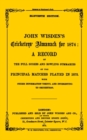 Wisden Cricketers' Almanack 1874 - eBook