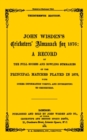 Wisden Cricketers' Almanack 1876 - eBook
