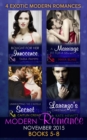 Modern Romance November 2015 Books 5-8 : Unwrapping the Castelli Secret / a Marriage Fit for a Sinner / Larenzo's Christmas Baby / Bought for Her Innocence - eBook