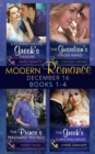 Modern Romance December 2016 Books 1-4 : A Di Sione for the Greek's Pleasure / the Prince's Pregnant Mistress / the Greek's Christmas Bride / the Guardian's Virgin Ward - eBook