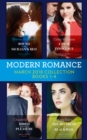 Modern Romance Collection: March 2018 Books 1 - 4 : Bound to the Sicilian's Bed (Conveniently Wed!) / a Deal for Her Innocence / Hired for Romano's Pleasure / His Mistress by Blackmail - eBook