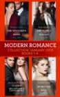 Modern Romance January Books 1-4: The Spaniard's Untouched Bride (Brides of Innocence) / The Secret Kept from the Italian / Claimed for the Billionaire's Convenience / My Bought Virgin Wife - eBook