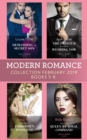 Modern Romance February Books 5-8 : Demanding His Secret Son / the Prince's Scandalous Wedding Vow / the Greek's Forbidden Innocent / Untouched Queen by Royal Command - eBook