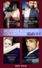Modern Romance May 2019: Books 5-8 : Marriage Bargain with His Innocent / Wedding Night Reunion in Greece / Pregnant by the Commanding Greek / Billionaire's Mediterranean Proposal - eBook
