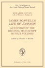 James Boswell's 'Life of Johnson' : An Edition of the Original Manuscript, in Four Volumes; Vol. 4: 1780-1784 - eBook