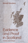 Evidence and Proof in Scotland : Context and Critique - eBook