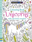 Colouring Book Unicorns with Rub Downs - Book