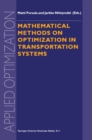 Mathematical Methods on Optimization in Transportation Systems - eBook