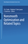 Nonsmooth Optimization and Related Topics - eBook