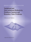 Variational and Non-variational Methods in Nonlinear Analysis and Boundary Value Problems - eBook