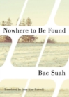 Nowhere to Be Found - Book