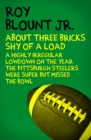 About Three Bricks Shy of a Load : A Highly Irregular Lowdown on the Year the Pittsburgh Steelers Were Super but Missed the Bowl - eBook