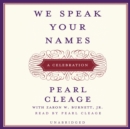 We Speak Your Names - eAudiobook