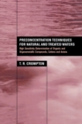 Preconcentration Techniques for Natural and Treated Waters : High Sensitivity Determination of Organic and Organometallic Compounds, Cations and Anions - eBook