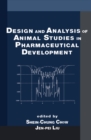 Design and Analysis of Animal Studies in Pharmaceutical Development - eBook