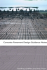 Concrete Pavement Design Guidance Notes - eBook