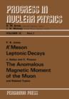 K Meson Leptonic Decays : Progress in Nuclear Physics - eBook